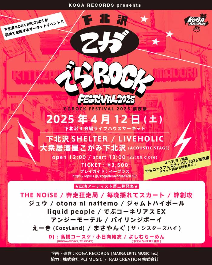 下北沢こがでらロックフェスティバル2025